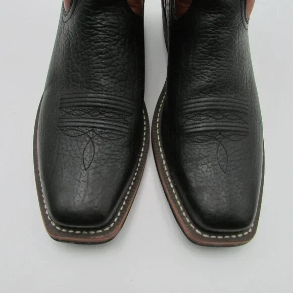 Ariat Heritage Roughstock Square Toe Brown Men's Size 13D Cowboy Western Boots